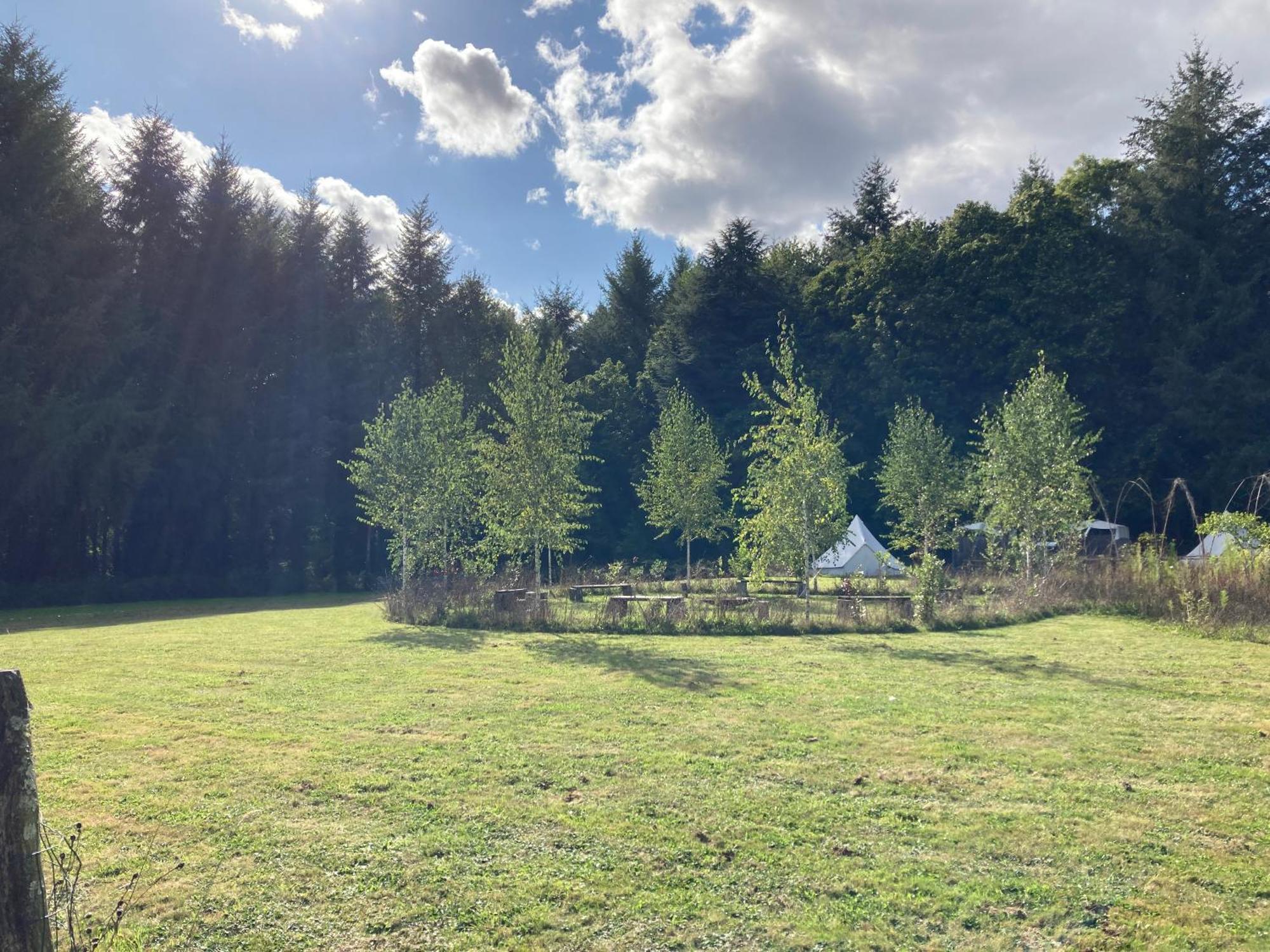 Hotel Au Pre Fleuri Eco Glamping Le Lindois Exteriér fotografie